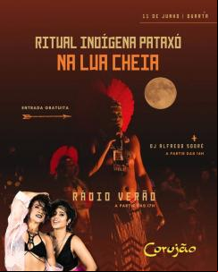 panfleto Ritual indígena Pataxó da Lua Cheia