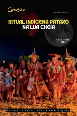 panfleto Ritual indígena Pataxó da Lua Cheia