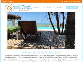 panfleto Arraial Praia Hotel Pousada