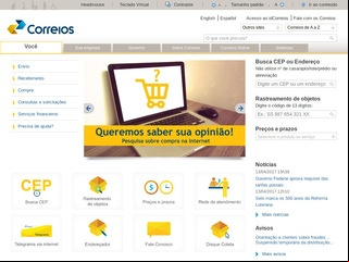 panfleto Correios