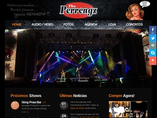 panfleto The PERRENGZ - Crazy Rock Band