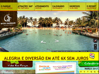 panfleto Arraial d'Ajuda Eco Parque