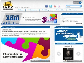 panfleto Forum Nacional Pela Democratiza